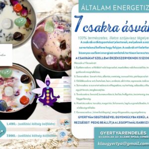 7 csakra ásványos tégelyes gyertya