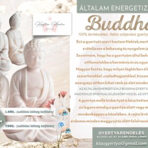 Buddha gyertya szobor